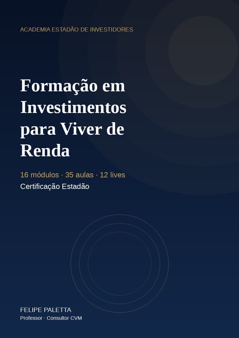 Formação em Investimentos para Viver de Renda